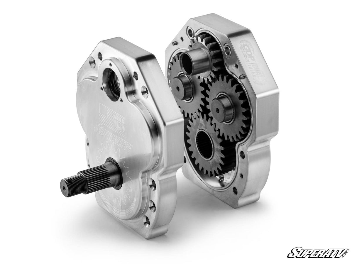 Can-Am Defender HD11 6in. Portal Gear Lift - 2 Seat - Dual Idler - 30% Gear Reduction - Billet Housing