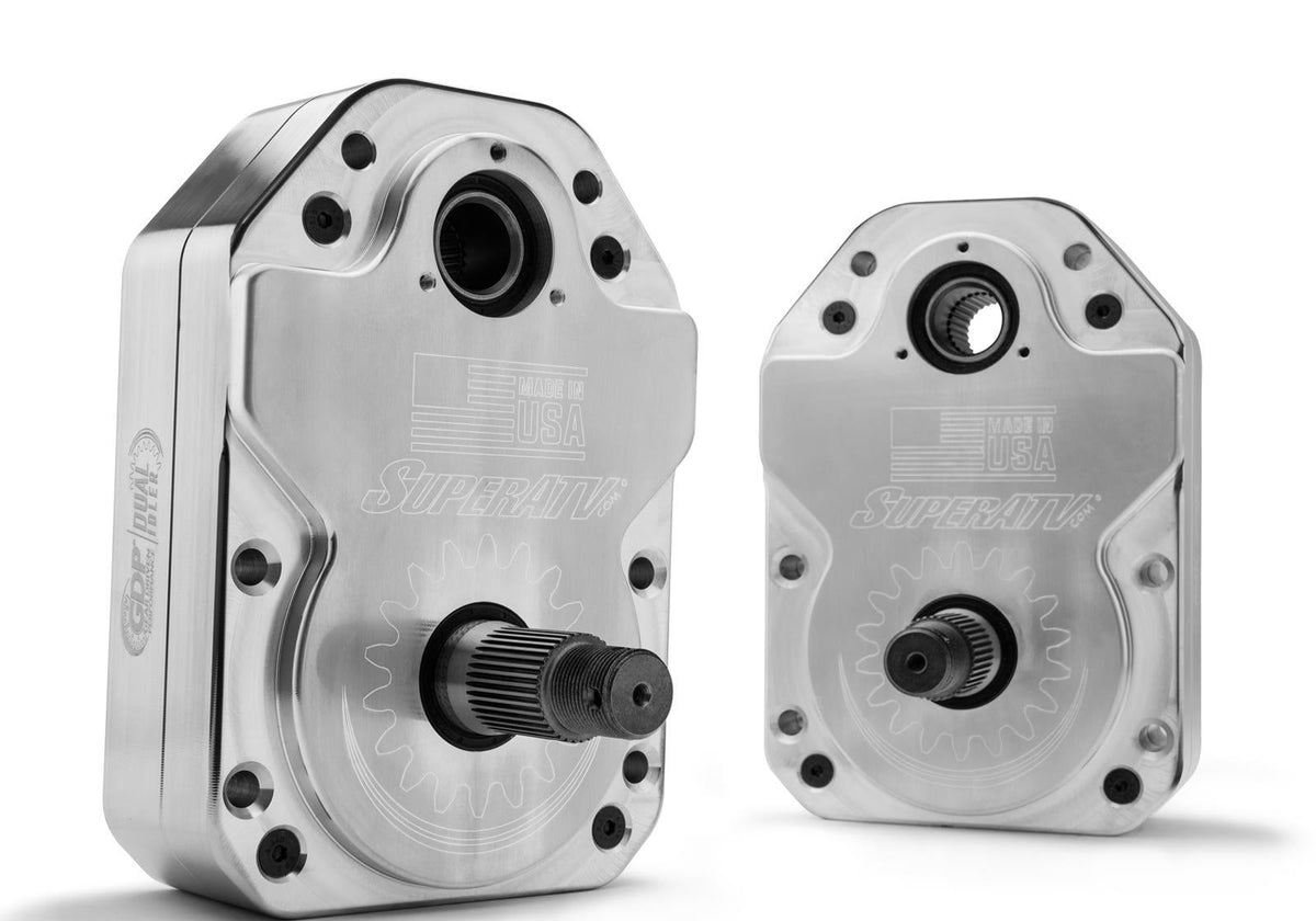 Polaris RZR 1000 6in. Portal Gear Lift - Dual Idler - 45% Gear Reduction - Billet Housing - Without Frame Stiffener