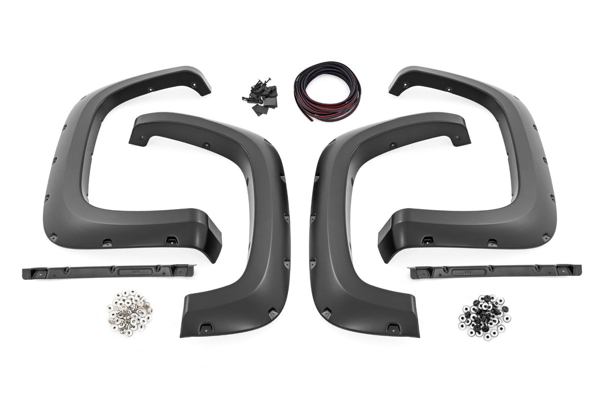 Pocket Fender Flares | G6M Dark Ash | Chevy Silverado 2500 HD/3500 HD (20-26)