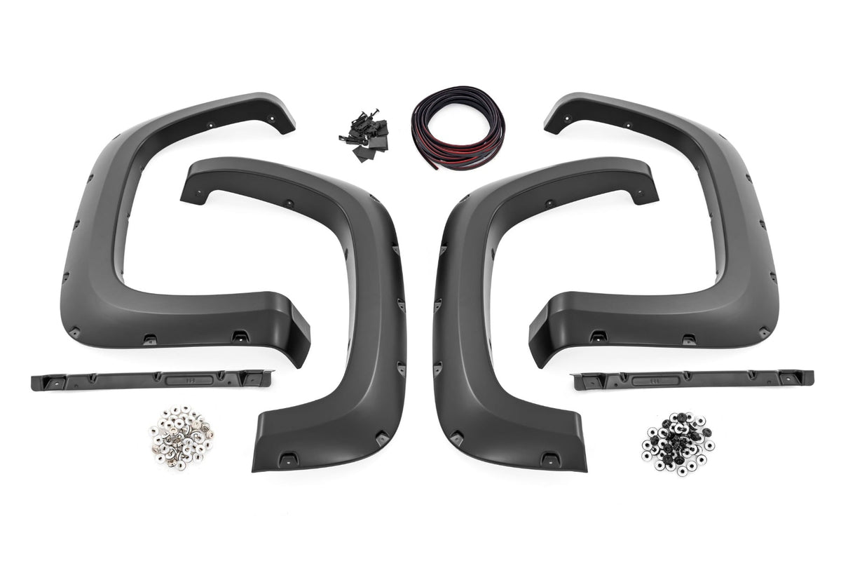 Pocket Fender Flares | GPA Graphite | Chevy Silverado 2500 HD/3500 HD (20-26)