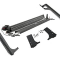 LED Light Kit | Windshield Mount | 50" Black Dual Row | Jeep Wrangler TJ (97-06)