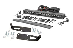 LED Light Kit | Bumper Mount | 20" Black Single Row | White DRL | Ram 2500 (03-18)/3500 (03-18)