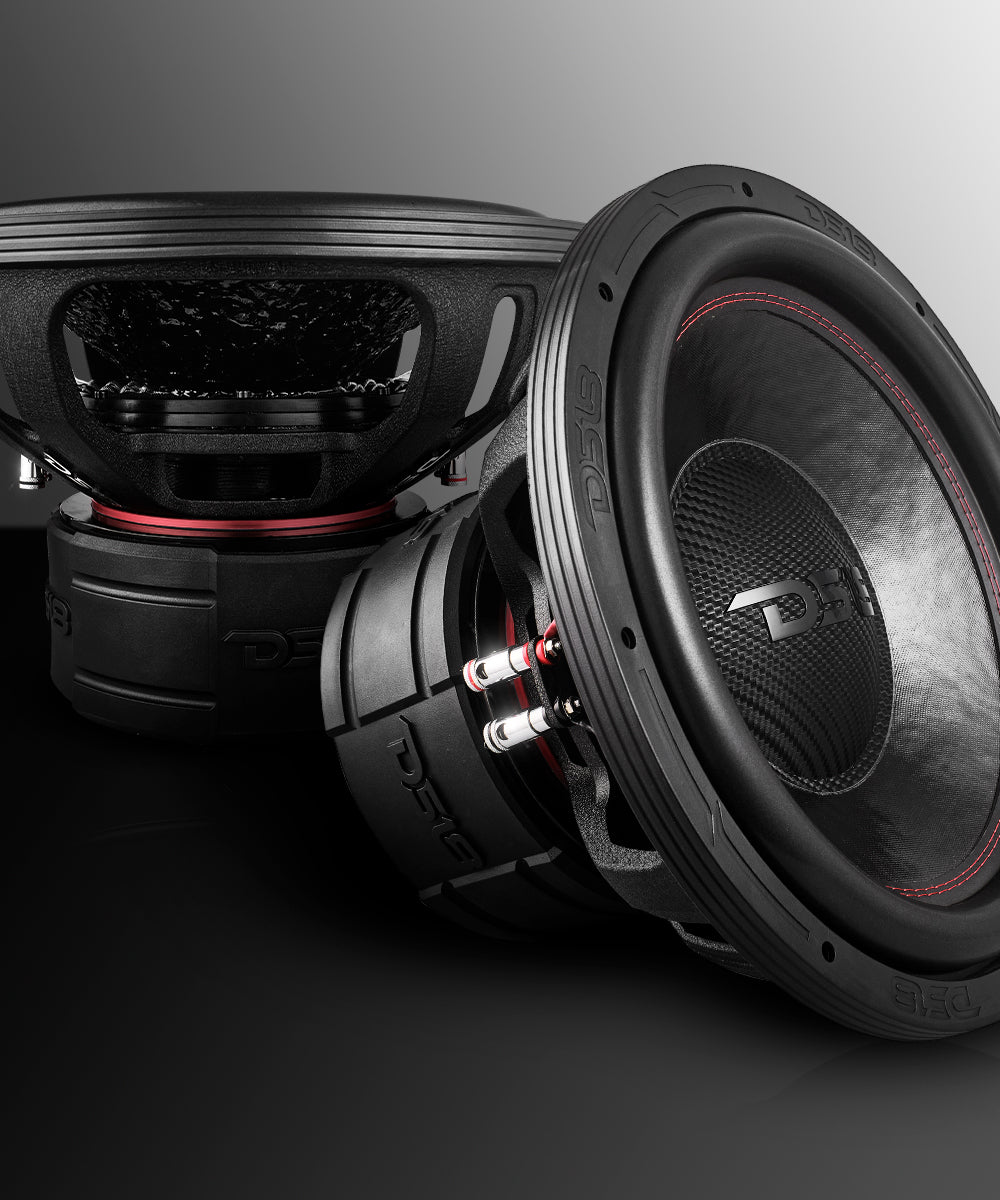 EXL 15” Subwoofer Quad Stack with Reinforced Cone 3000 Watts RMS 4” Dvc 4-Ohm - DS18