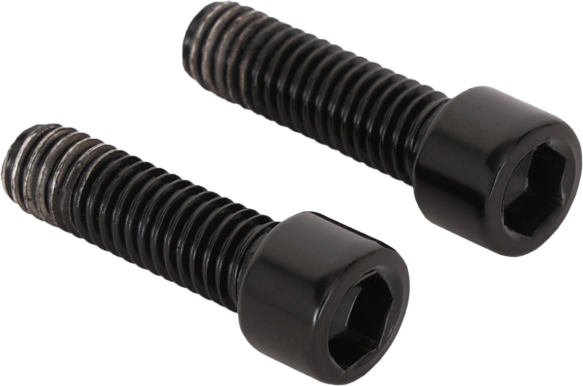 4/110 CENTER CAP SCREWS M4X16-2PCS BLACK