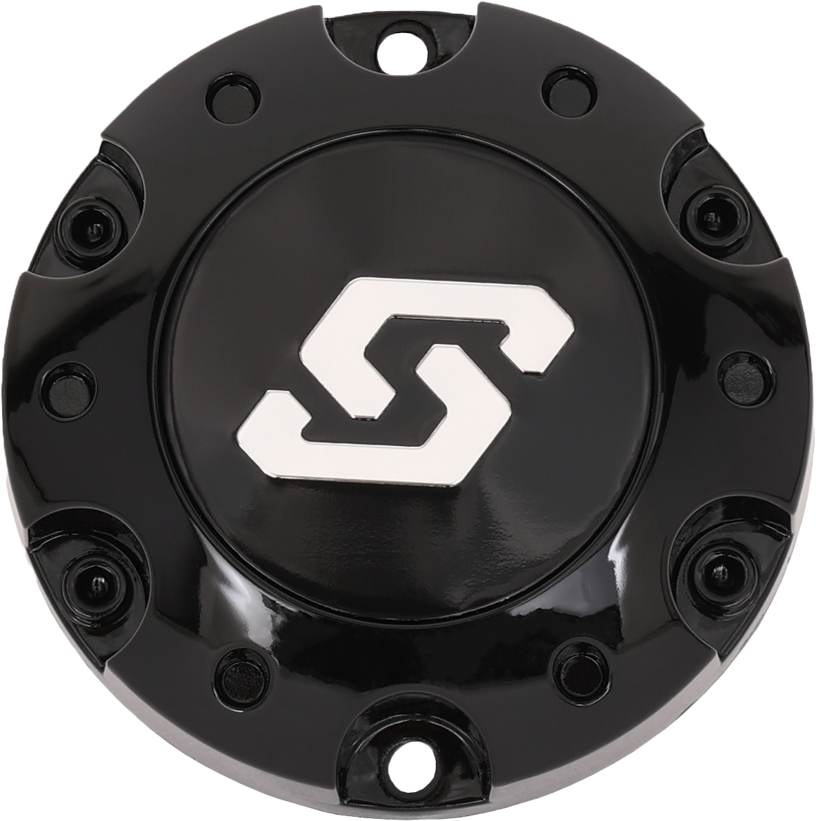 4/110 CENTER CAP GLOSS BLACK