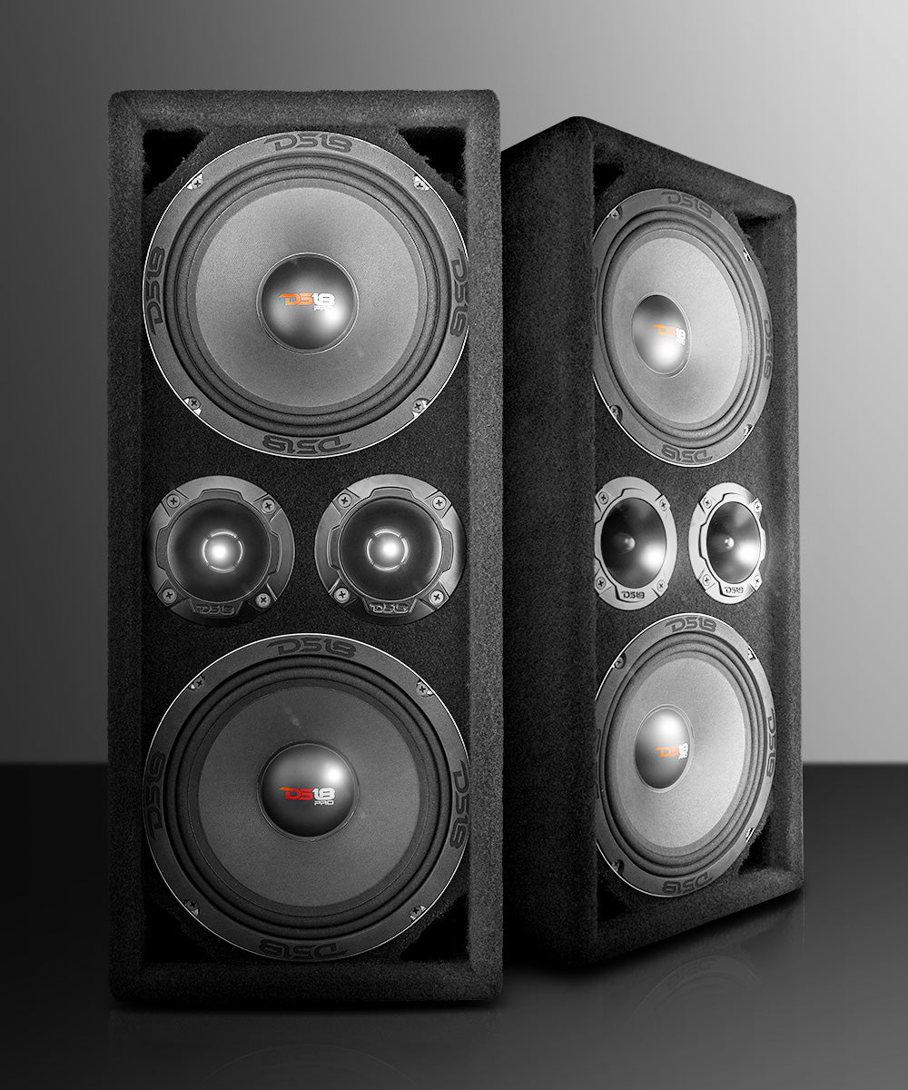 Dual 8" Loaded Ported Voceteo Box ( 2 x PRO-X8M and 2 x PRO-TWX2) - DS18