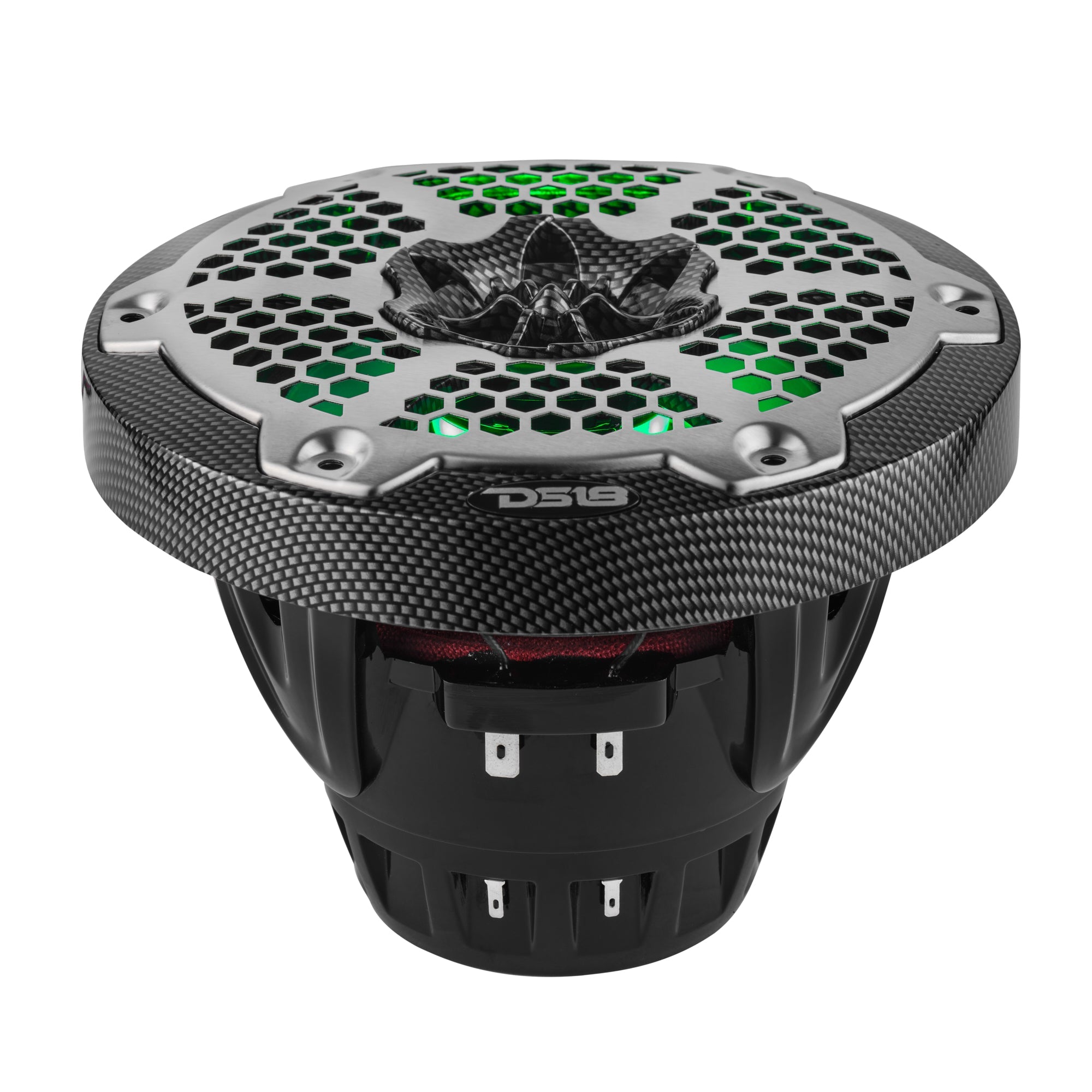 6.5” Marine 2-Way Hybrid Speaker with RGB LED, Compression Driver and Neodymium Magnet | 250W RMS 4-Ohm - DS18