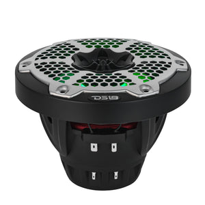 6.5” Marine 2-Way Hybrid Speaker with RGB LED, Compression Driver and Neodymium Magnet | 250W RMS 4-Ohm - DS18