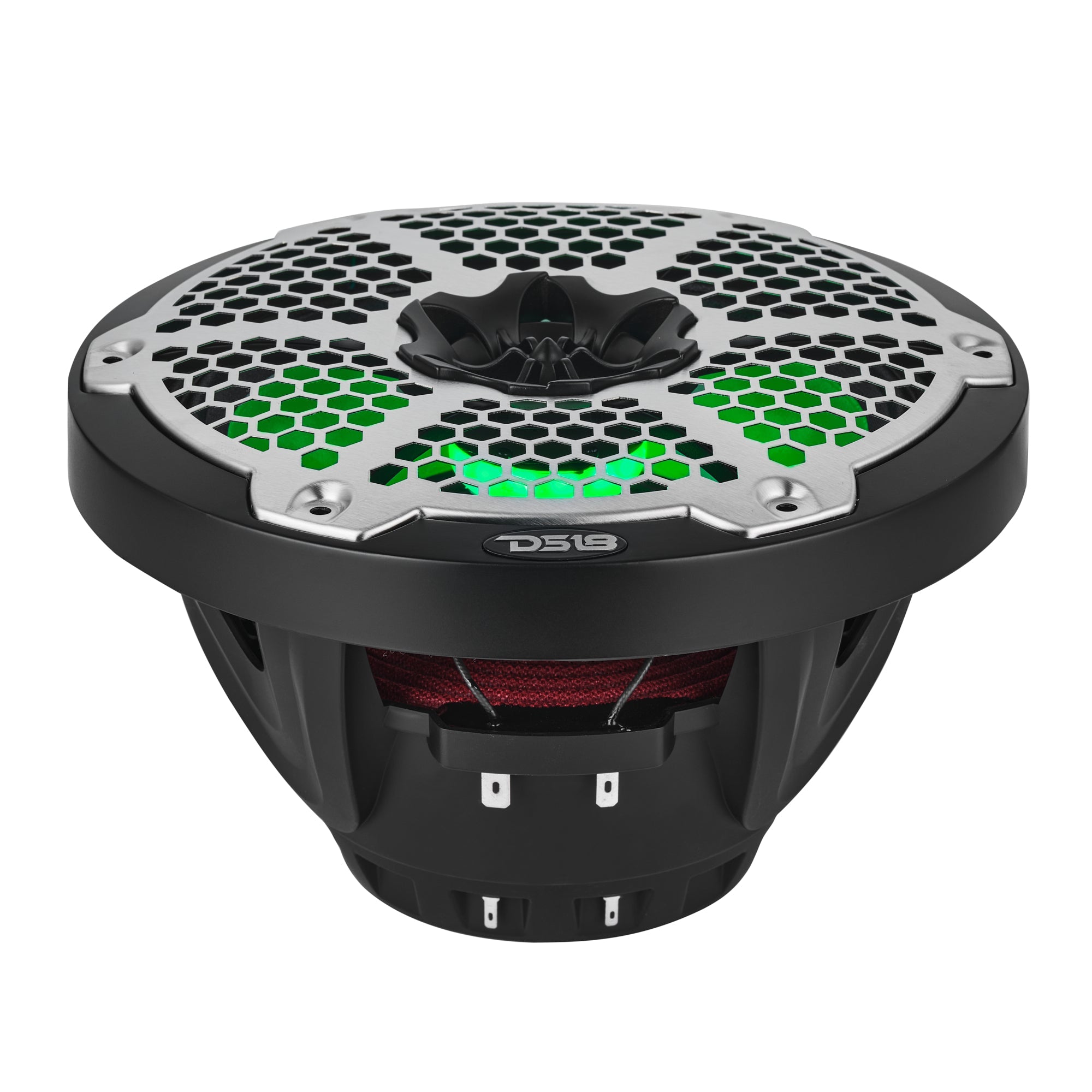 8” Marine 2-Way Hybrid Speaker with RGB LED, Compression Driver and Neodymium Magnet | 350W RMS 4-Ohm - DS18