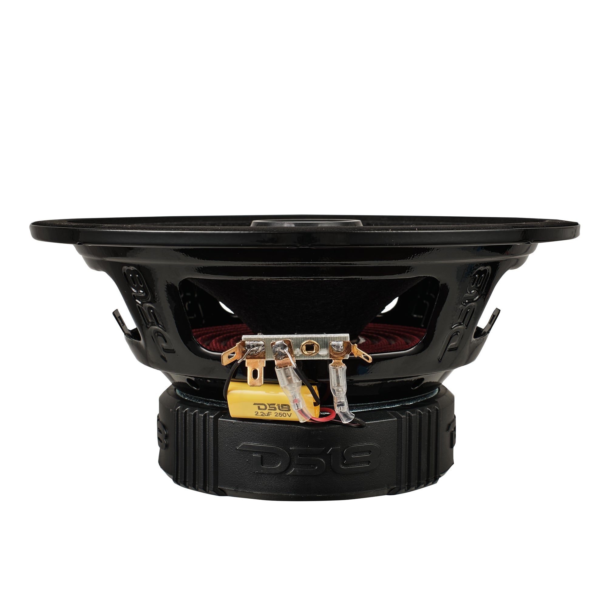 PRO-ZT 8" Coaxial Mid-Range Loudspeaker with Water-Resistant Cone Built-in Bullet Tweeter and Grill | 275W RMS 4-Ohm - DS18