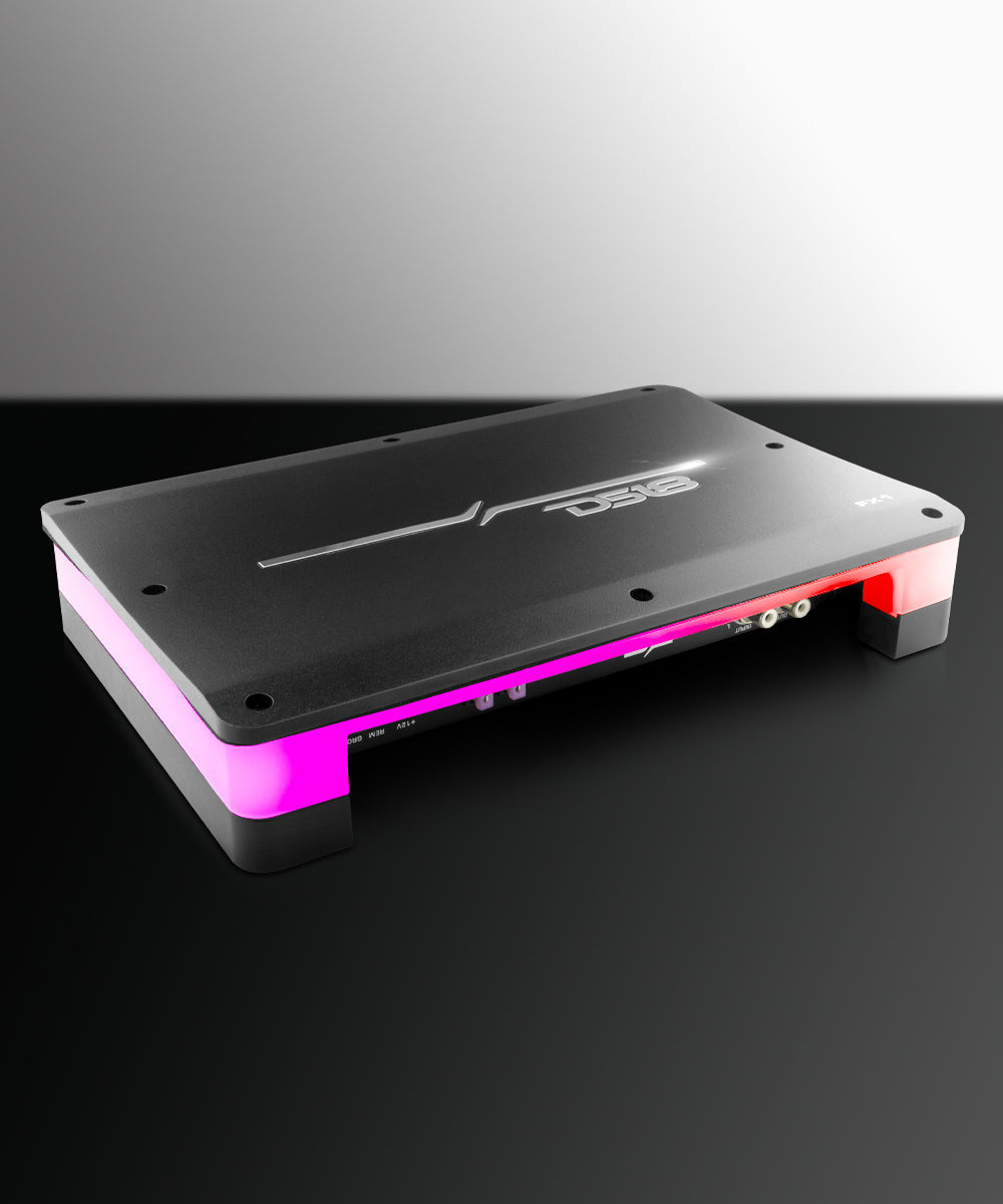 Flush Mount / Surface Mount 1 Channel Monoblock Class D Amplifier With Acrylic Cover for Custom Installation 1 X 900 Watts