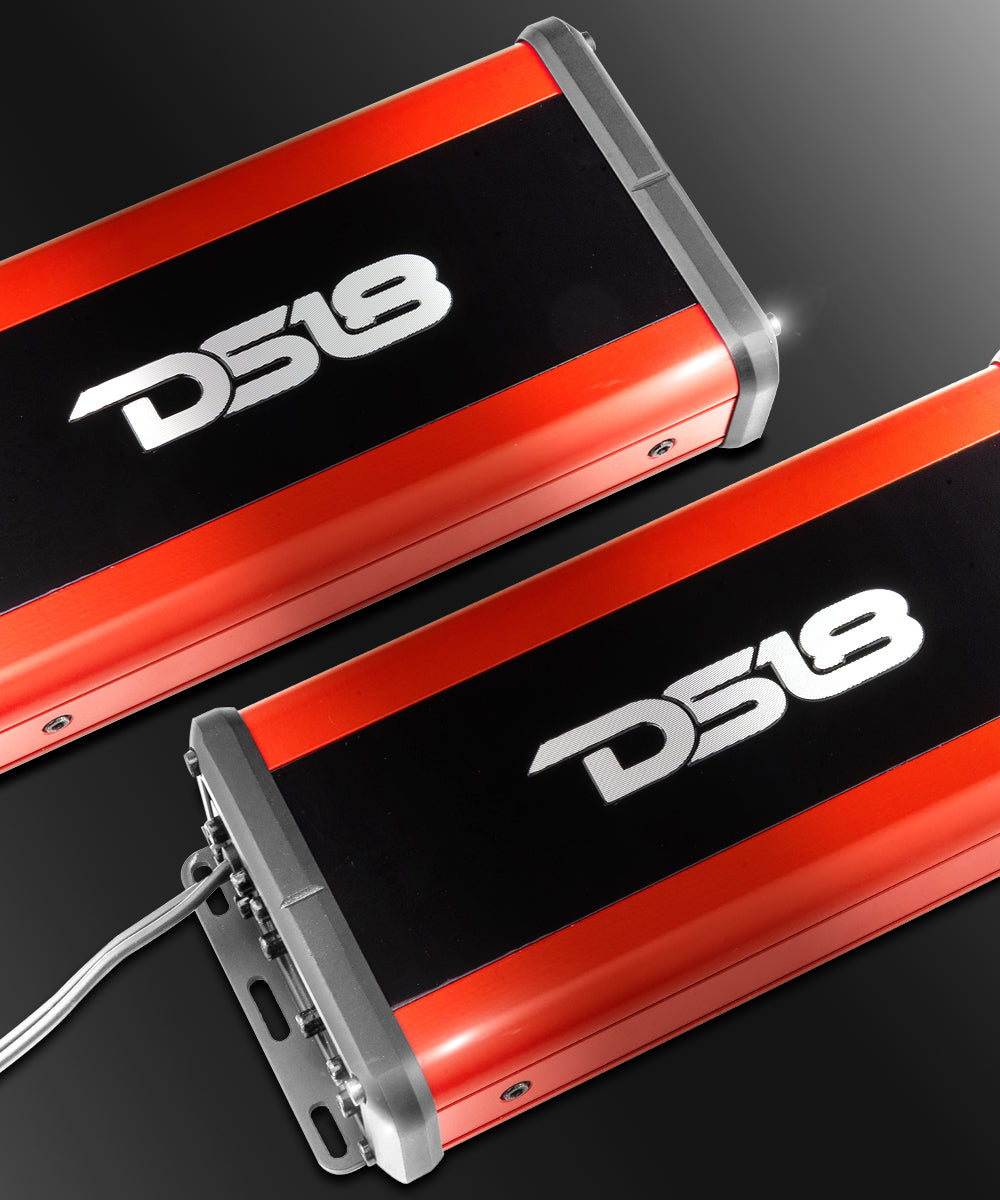 NXL 2-Channel Full-Range Class D Waterproof IP67 Marine and Powersports NANO Amplifier - DS18