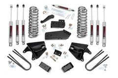 4 Inch Lift Kit | Quad Front Shocks | Rear Blocks | Ford F-150 4WD (80-96)