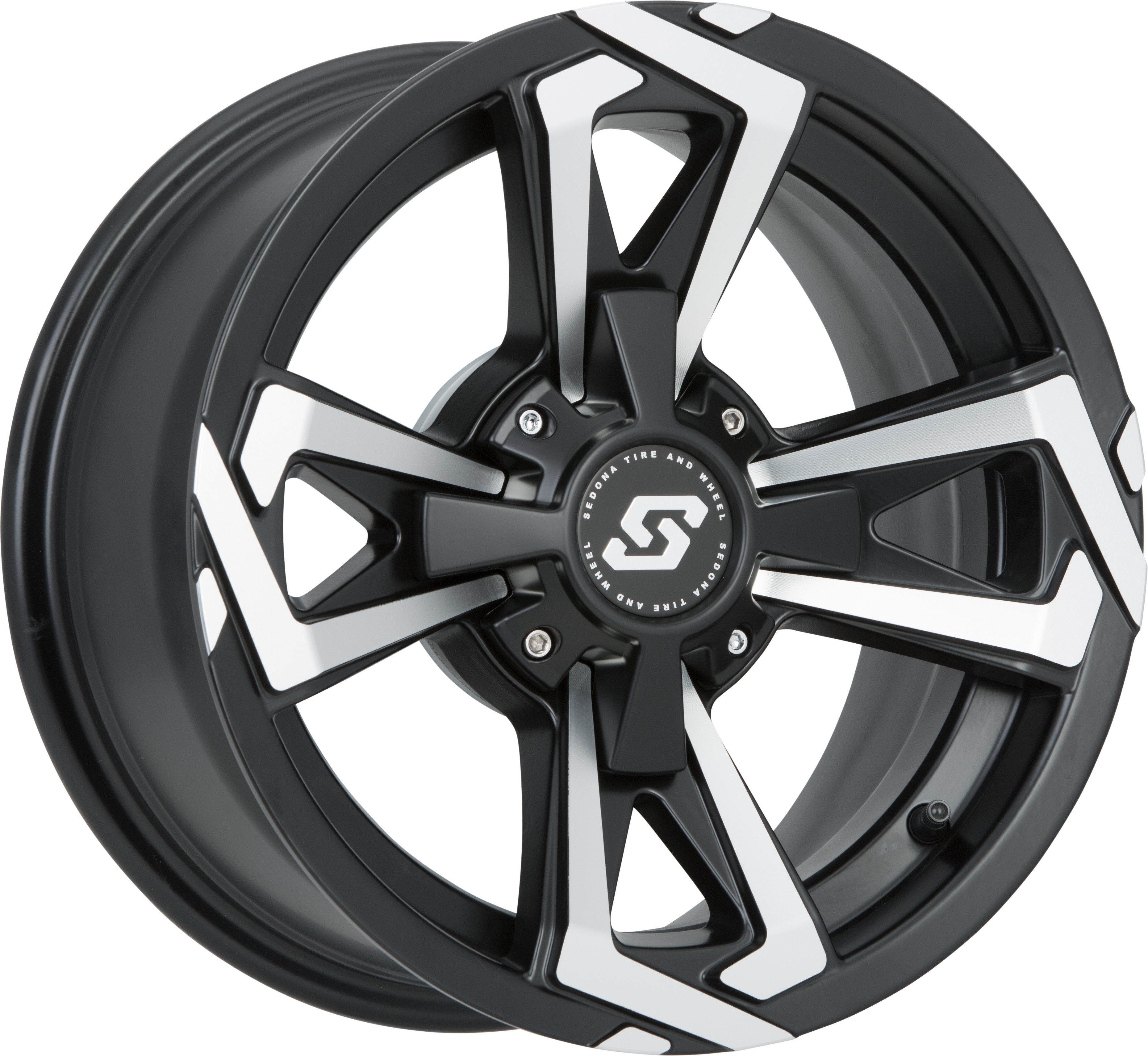 RIOT WHEEL 14X7 4/137 5+2 (+10MM) BLK/MACHINED