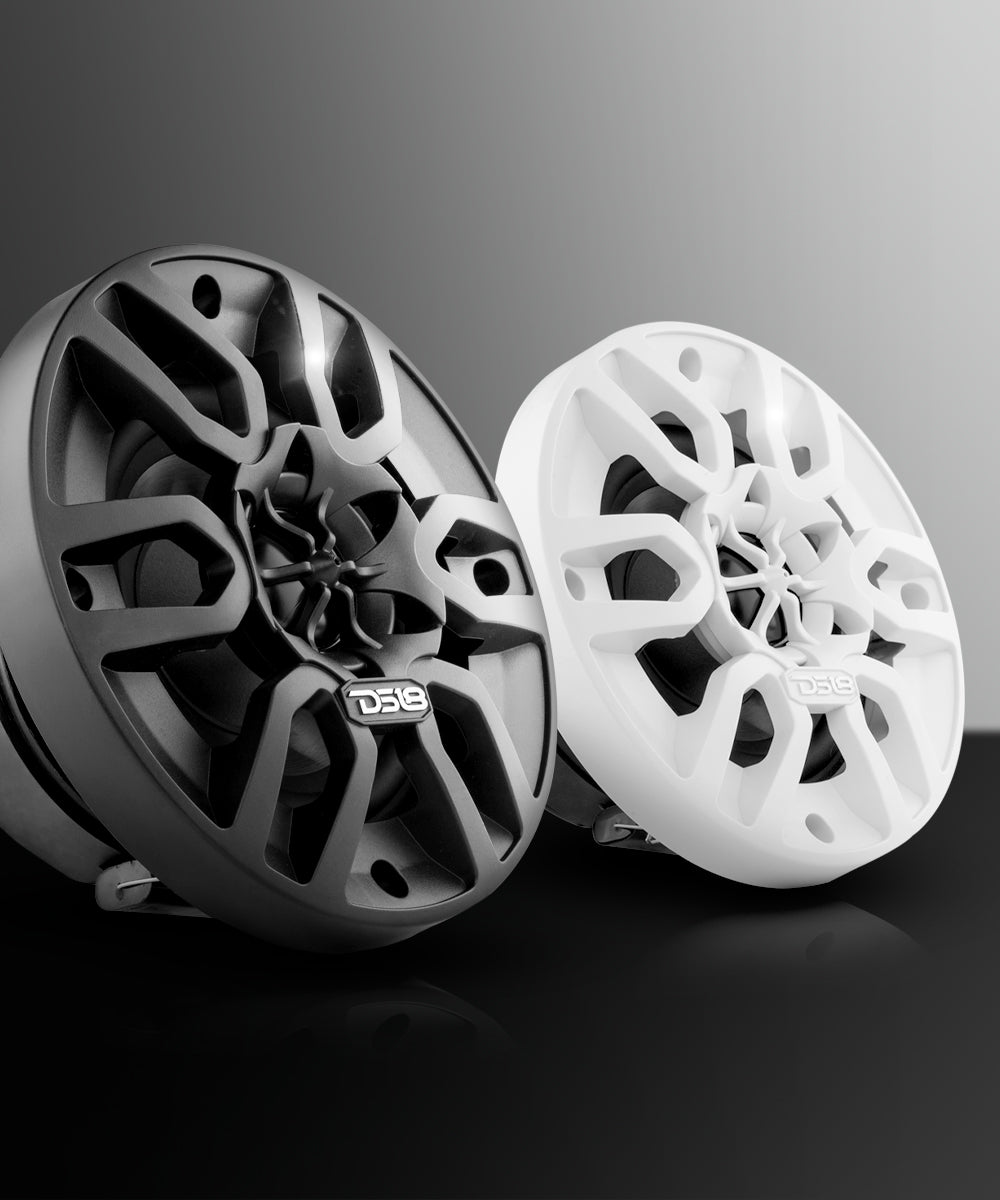 MP 4" 2-Way Coaxial Marine Speaker 50 Watts Rms 4-Ohm - DS18