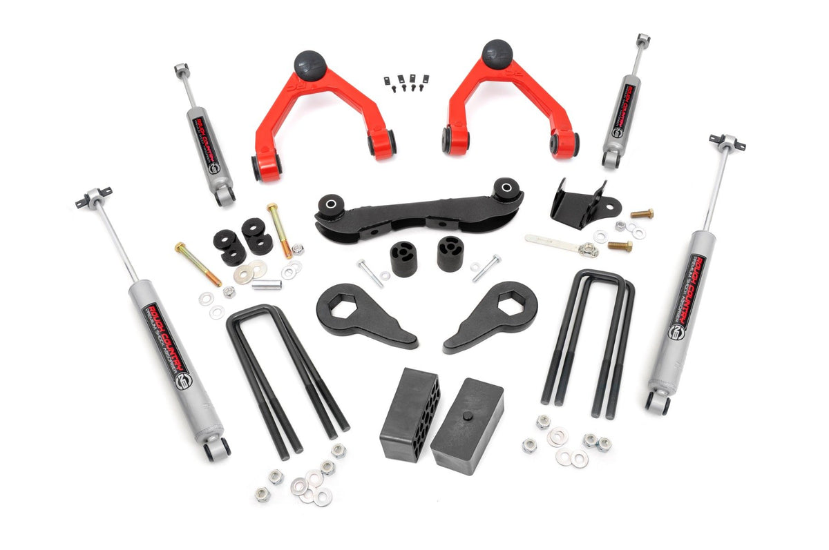2-3 Inch Lift Kit | Rear Blocks | Chevy/GMC 1500 Truck & SUV 4WD (1988-1999)