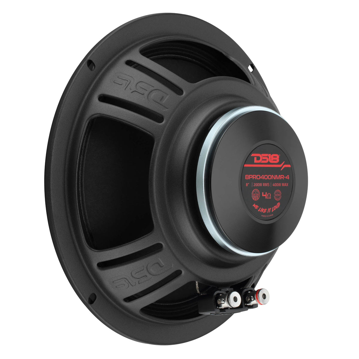 8” High-Sensitivity Professional Midrange Loudspeaker with Neodymium Magnet | 200W RMS 4-Ohm - DS18