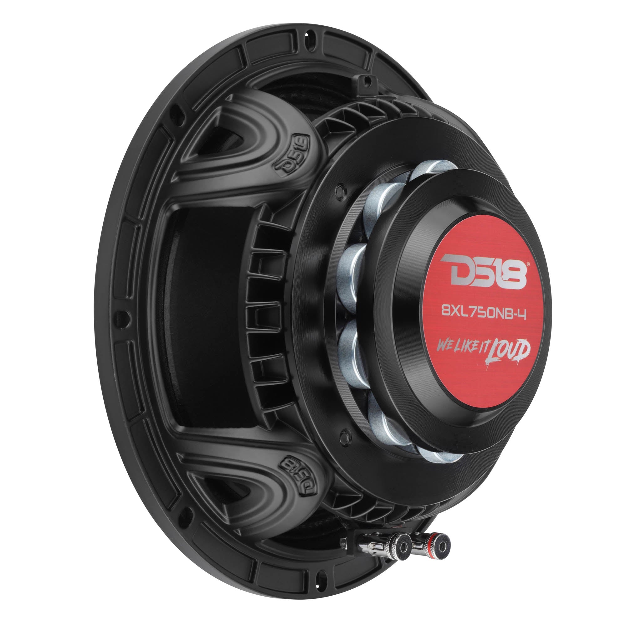 8" Midrange Loudspeaker with Neodymium Rings and Aluminum Bullet | 375 Watts RMS 4-Ohm - DS18
