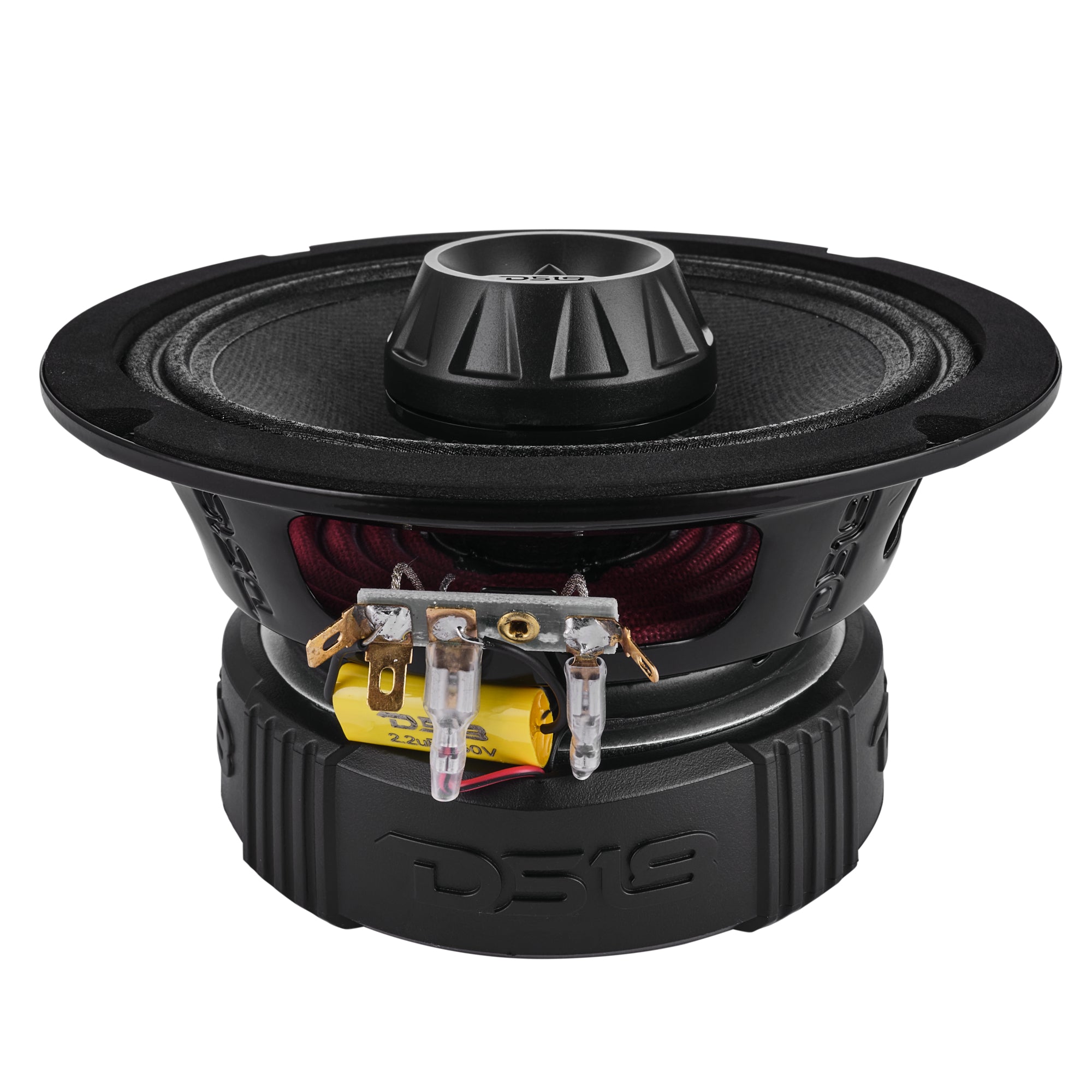 PRO-ZT 6.5" Coaxial Mid-Range Loudspeaker with Water-Resistant Cone Built-in Bullet Tweeter and Grill | 225W RMS 4-Ohm - DS18