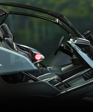 Polaris Slingshot Arm Rest 2 X 6.5" Enclosure With NXL-6/BK and PRO-TW1L | 2015 - Current - DS18