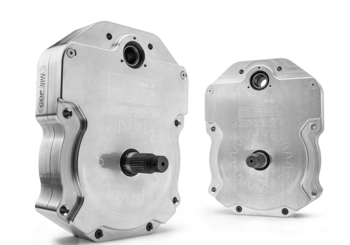 Can-Am Maverick X3 8in. Portal Gear Lift - Dual Idler - 70% Gear Reduction - Billet Housing - With Frame Stiffener