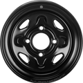 SEDONA STEEL 12X7 4/110 5+2 BLK FRONT