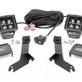 LED Light Kit | Ditch Mount | 2" Black Pair | Amber DRL | Chevy Silverado 1500 (99-06)