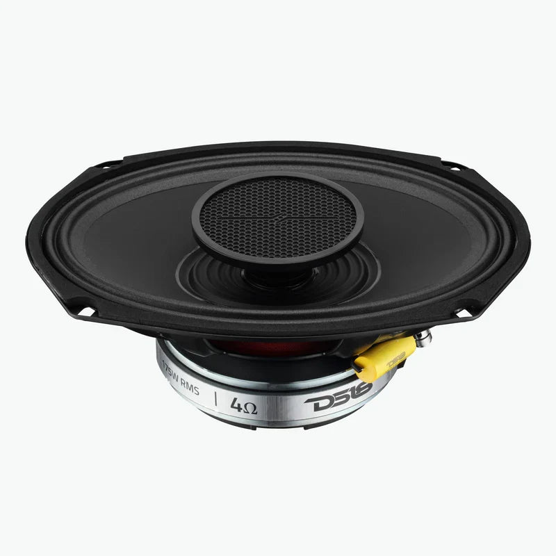 6x9” Hybrid Motorcycle Speaker Bundle – Slim 2-Way Loudspeakers + Sealed ABS Baffles (Pair) | IP65 Water-Resistant, High