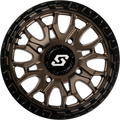 IGNITION WHEEL 15X7 4/137 +10MM BRONZE/BLK