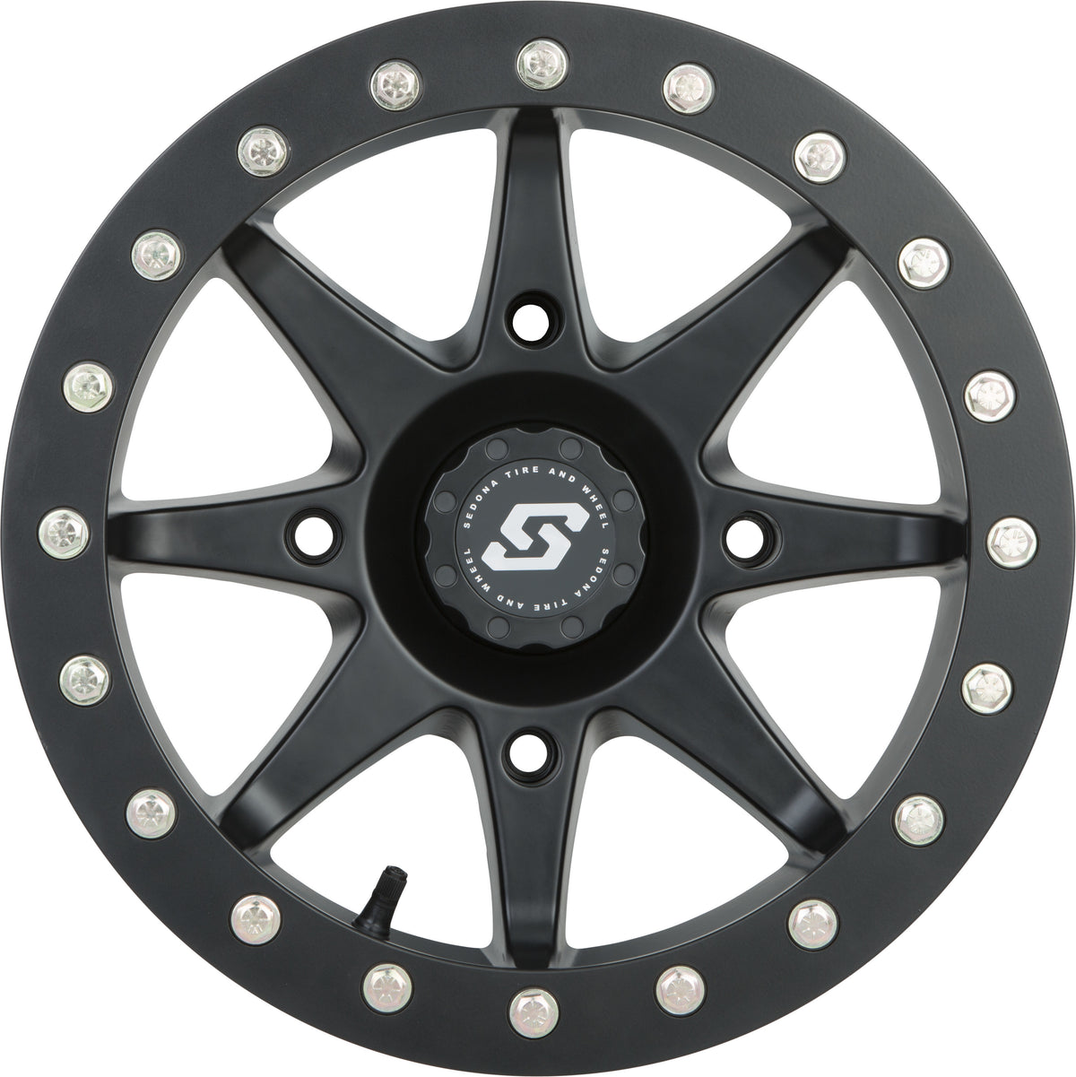 STORM BDLK WHEEL 14X7 4/156 4+3 (+5MM) BLACK