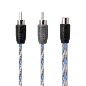 EPIC 2 Male - 1 Female Twistcore Pair RCA Y Splitter