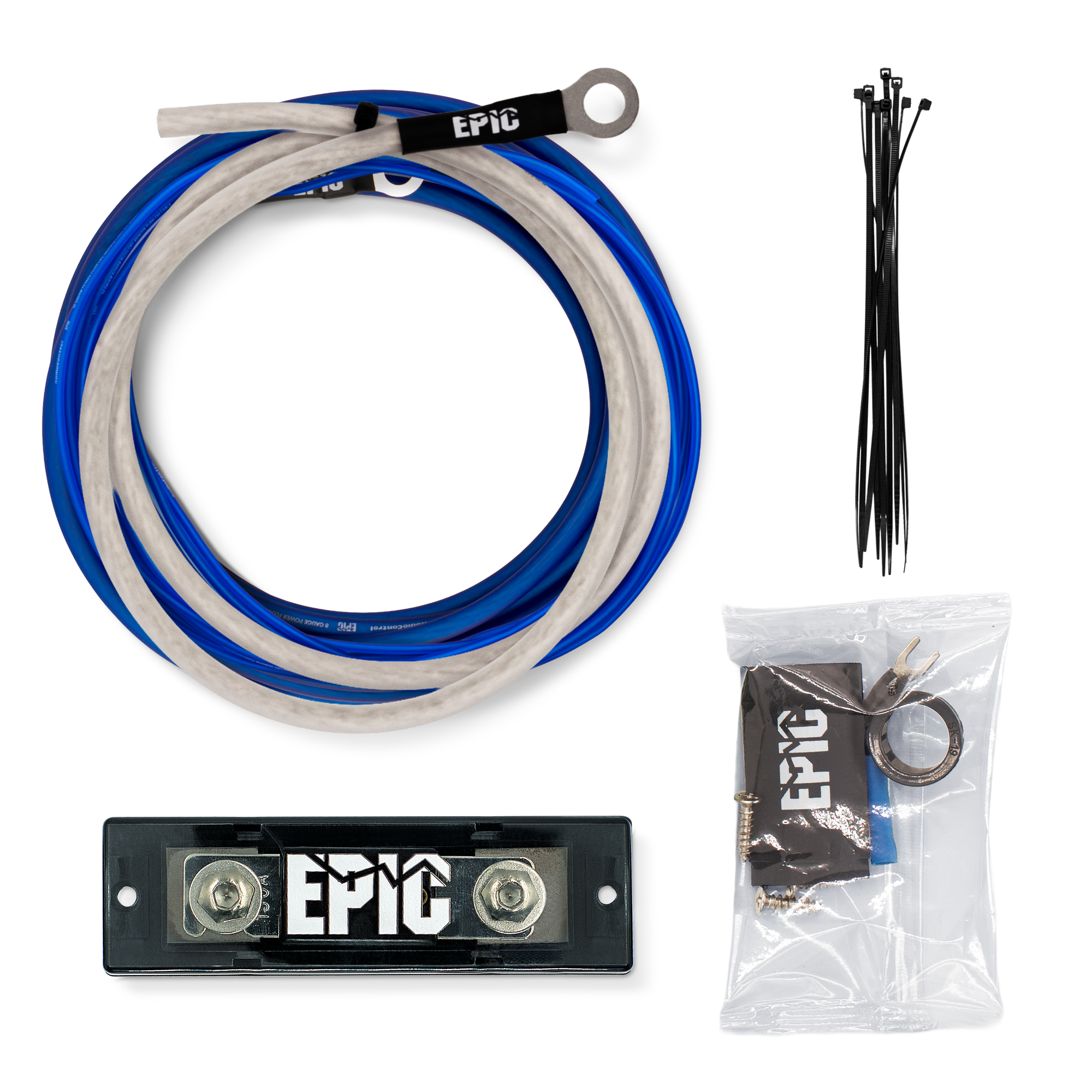 EPIC PowerFlow OFC Amp Wiring Kit (8 Gauge)