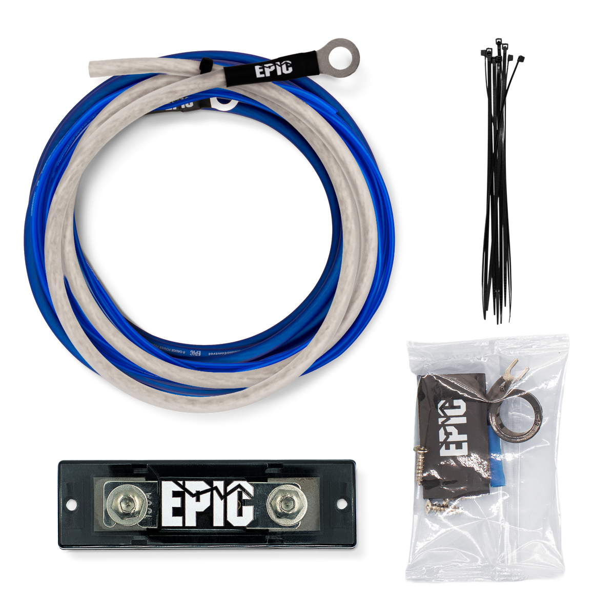 EPIC PowerFlow OFC Amp Wiring Kit (8 Gauge)