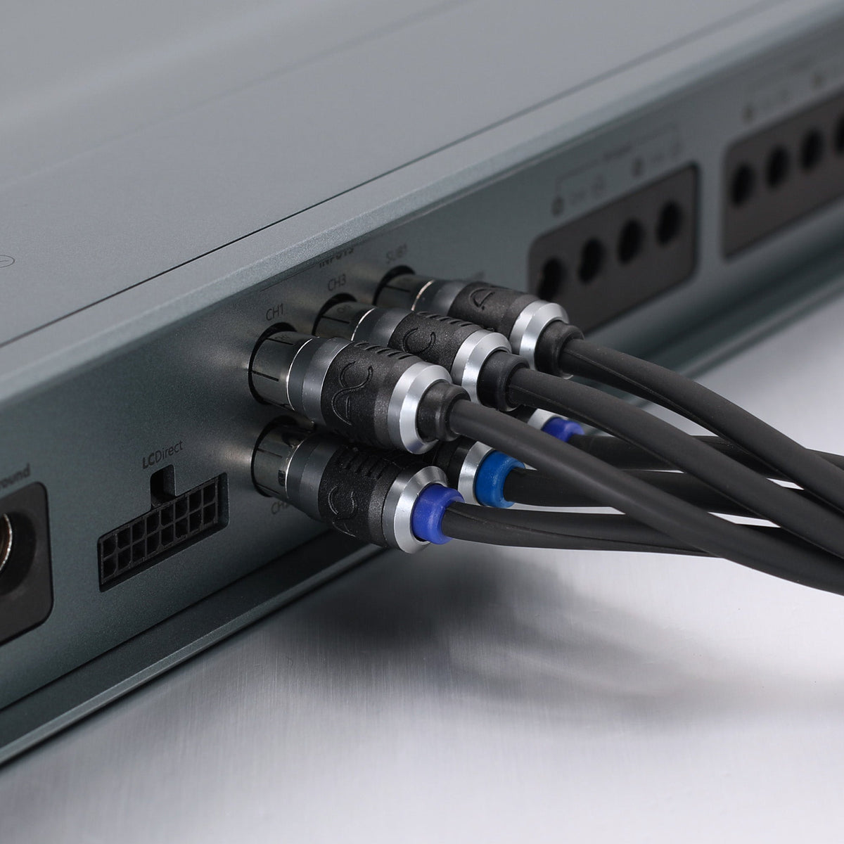 AC Studio 6-Channel Double-Shielded Directional Twisted Pair RCA Interconnect (12ft - 17ft)
