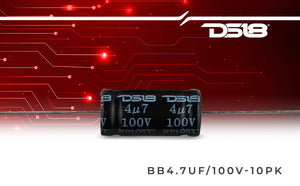 DS18 BB4.7UF/100V-10PK 4.7uF 100V Non-Polarized Bass Blocking Capacitor - DS18
