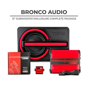 Bronco 6th Gen BRO-BASS Package 12” Subwoofer Enclosure Complete Package - DS18