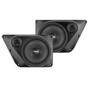 Ford Bronco 6th Gen 4 Door Back Doors 6.5" Speakers and 2.3" Tweeter Panels - DS18