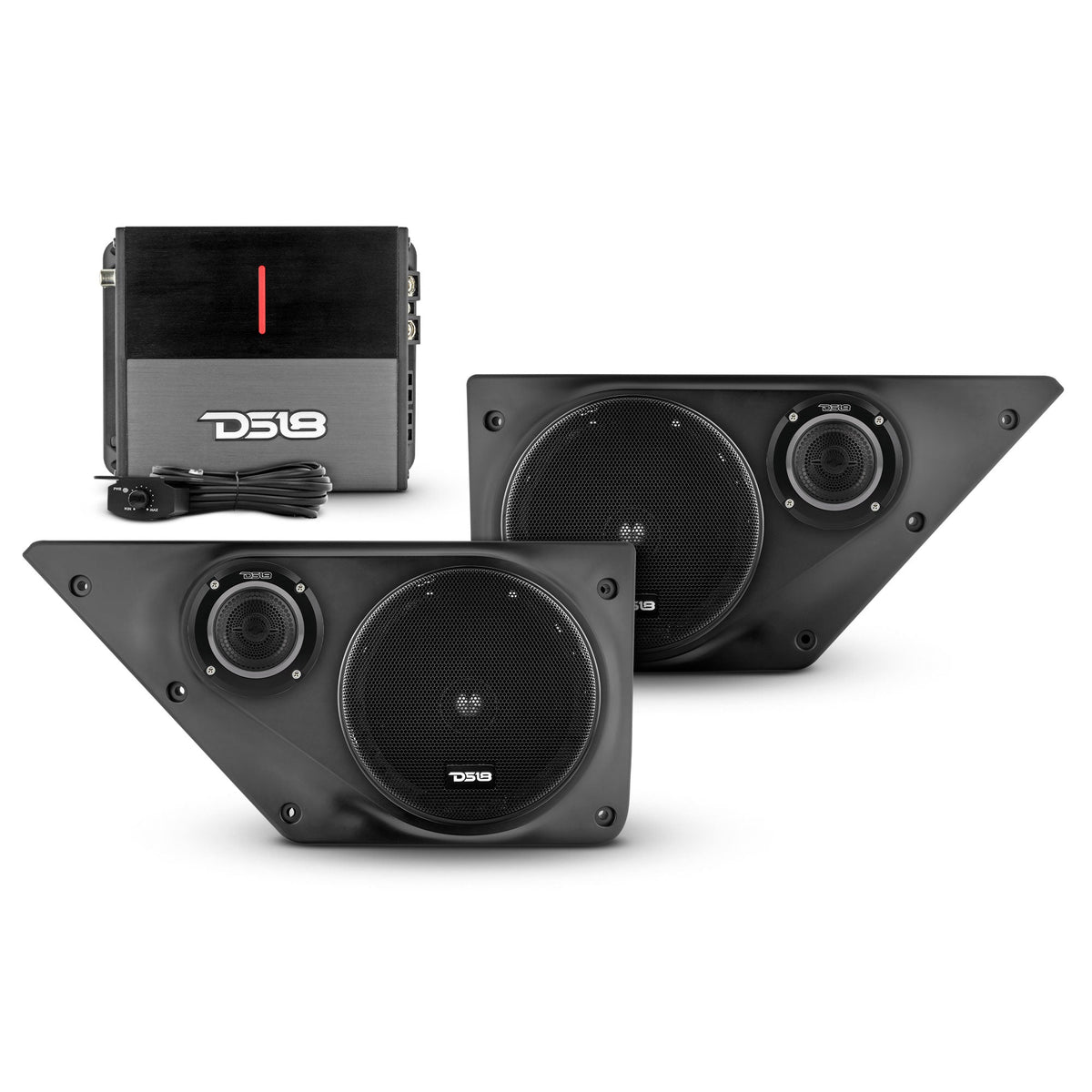 Bronco 6th Gen Front Door Panels Loaded – Dual 6.5" Loudspeakers, 3.6" Hybrid Tweeters & Amplifier - DS18