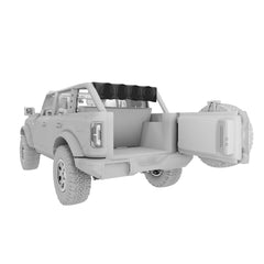 Bronco 6th Gen Rear Overhead Soundbar Loaded – 6x Coaxial Midrange Speakers and Dual Hybrid Tweeters - DS18