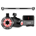 Bronco 6th Gen Mounting Tube Bundle with 8" Marine Tower Speakers with RGB LED Lights and Amplifier - DS18