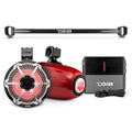 Bronco 6th Gen Mounting Tube Bundle with 8" Marine Tower Speakers with RGB LED Lights and Amplifier - DS18