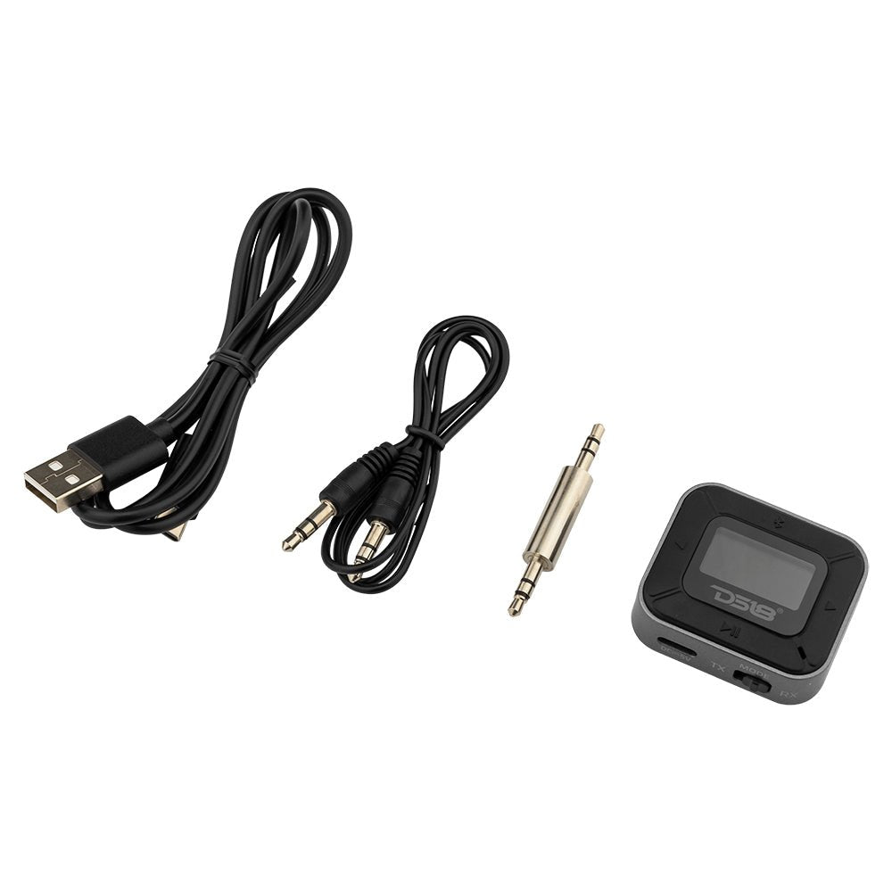 5.0 Bluetooth Transmitter and Receiver 2-in-1 Wireless Audio Adapter - DS18