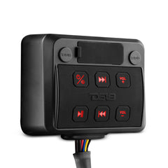 Marine And Powersports Waterproof Receiver Enclosure with Bluetooth, AUX Input, USB Player and Controls - DS18