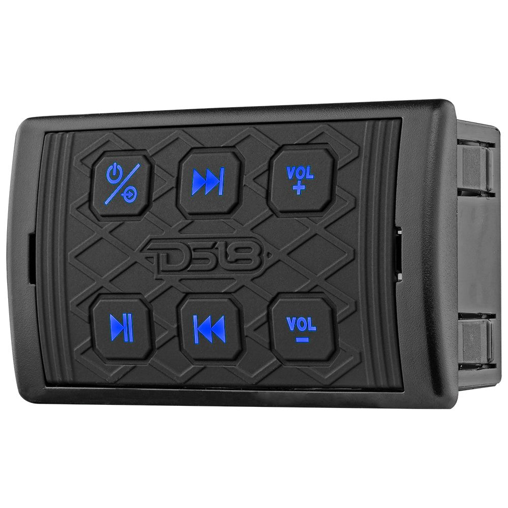 Marine And Powersports Waterproof Bluetooth Audio Receiver With Controls - DS18