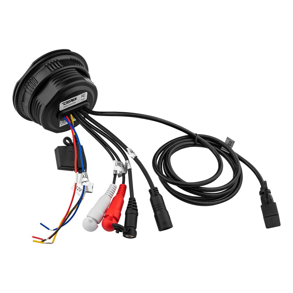 Marine And Powersports Waterproof Bluetooth Audio Receiver With Controls and Microphone - DS18