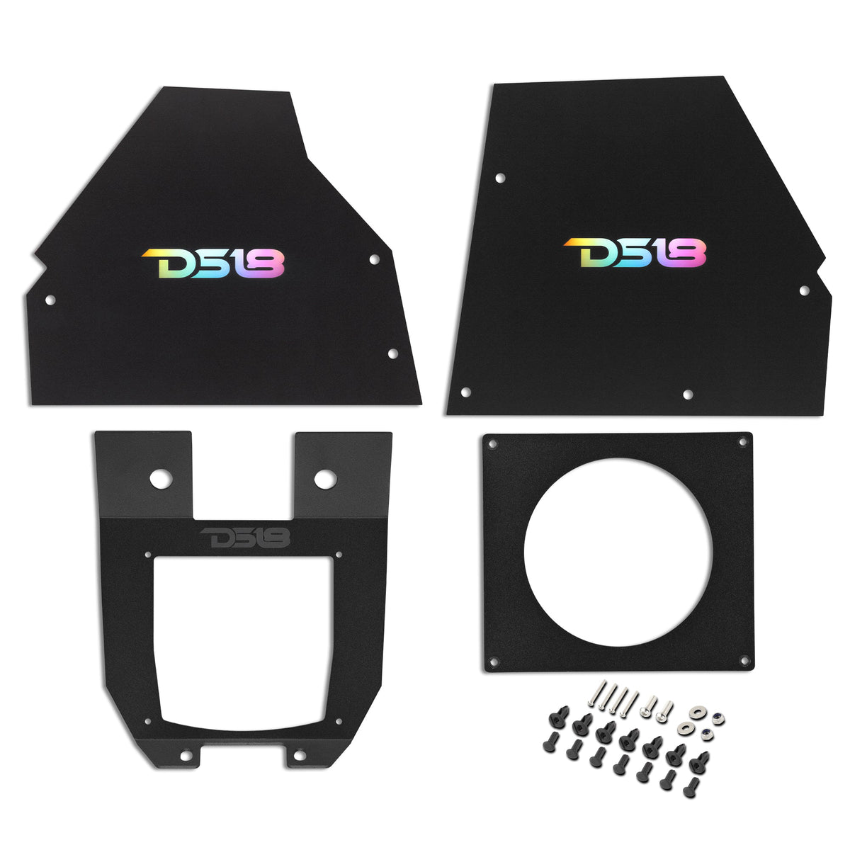 Can-Am Maverick X3 Lower Bracket Kit for MRX150 Head-Unit with Center Console Covers and LED Badges - DS18