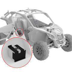 Can-Am Maverick X3 Second Battery Upgrade Kit - More Battery Reserve Power For Longer Lasting Audio - DS18