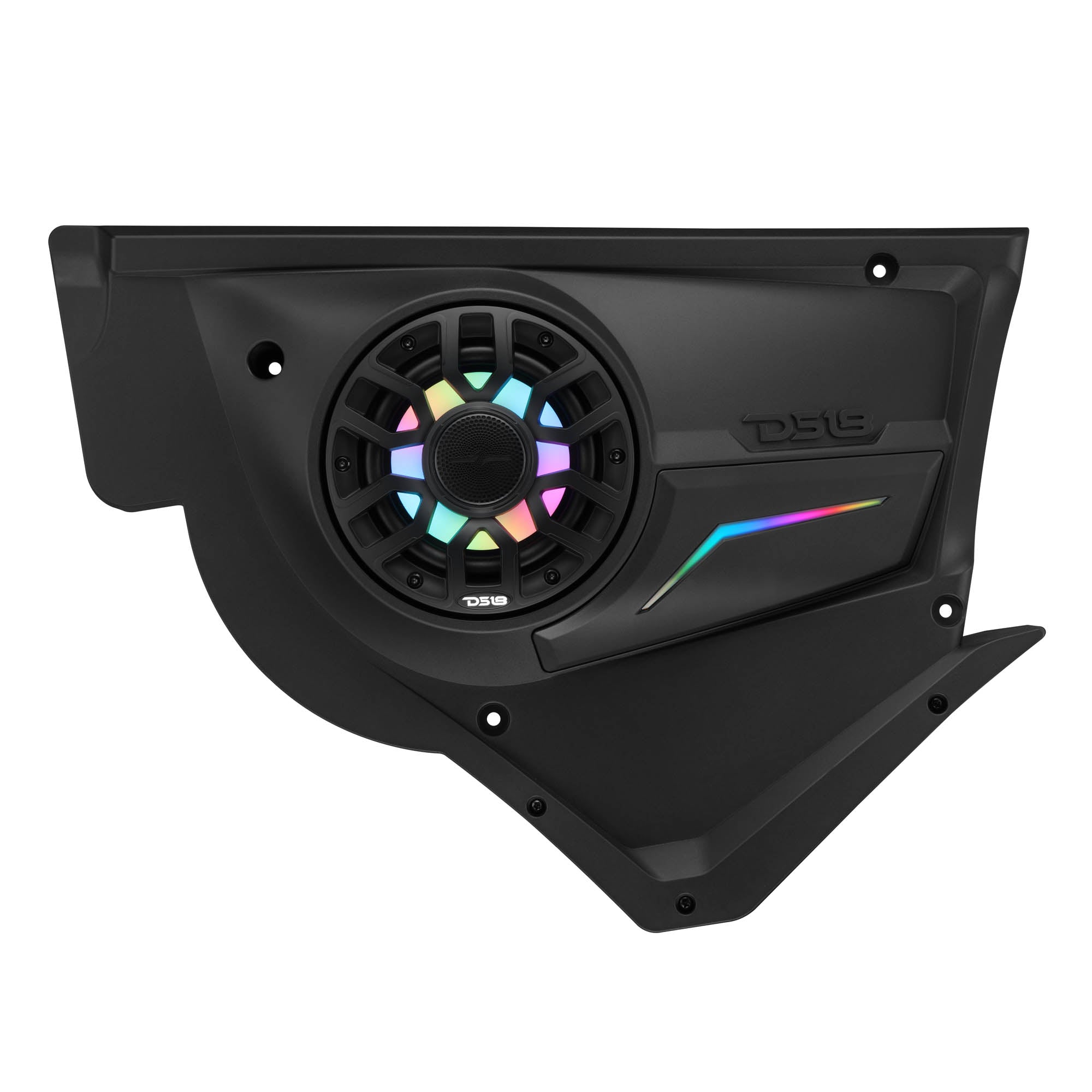 Can-Am Maverick X3 Door Speaker Panels Loaded with NXL-IQ 6.5" 2-Way Coaxial Marine Speakers and Digital LED Badge - DS18