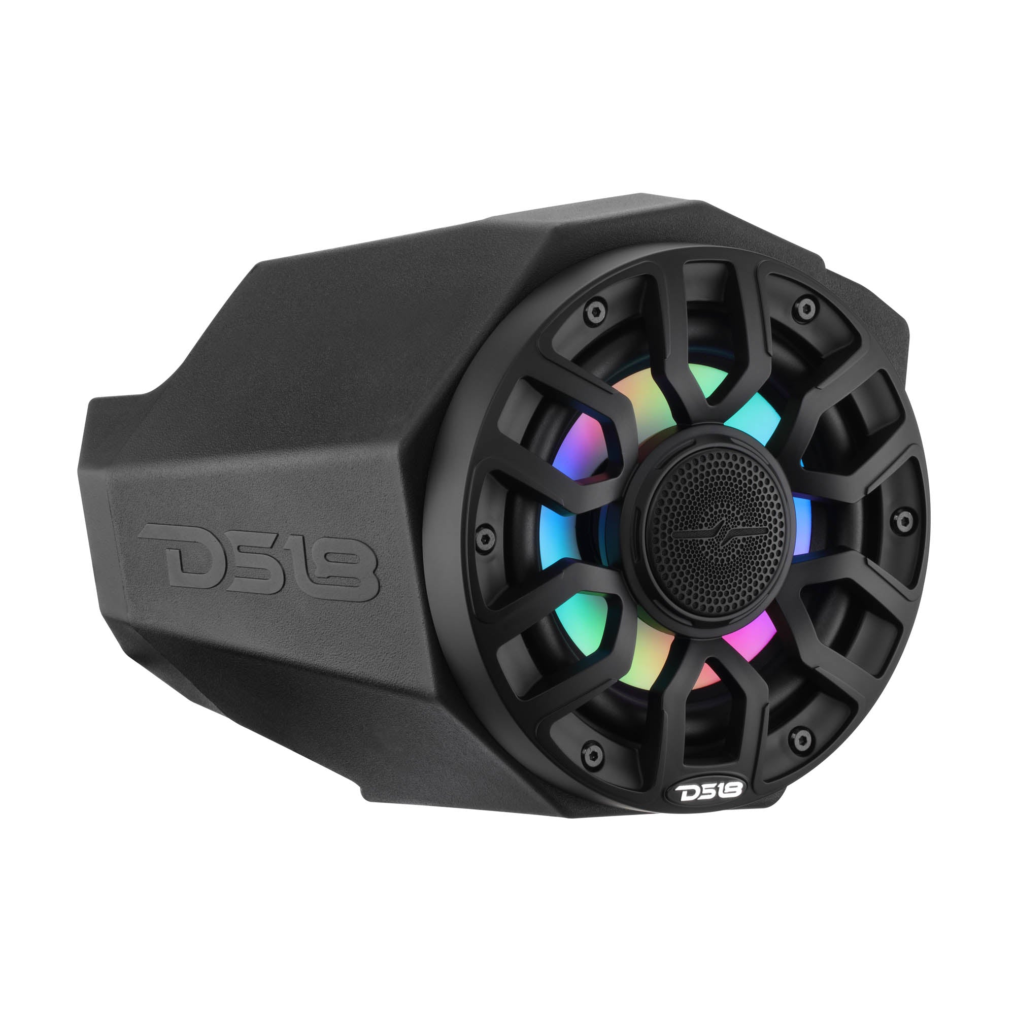 Can-Am Maverick X3 Kick Panel Speaker Pods Loaded with NXL-IQ 6.5" 2-Way Coaxial Marine Speakers and Digital LED Lights