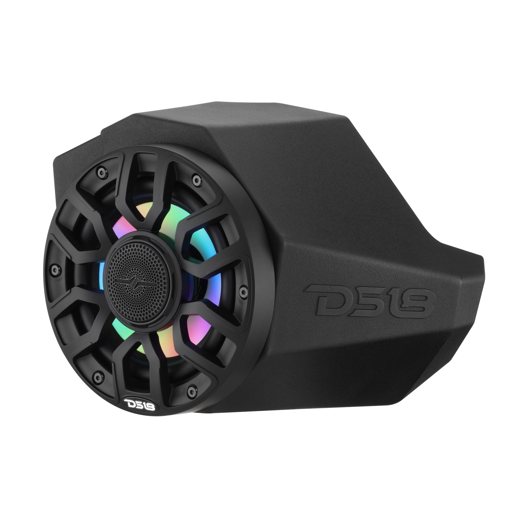 Can-Am Maverick X3 Kick Panel Speaker Pods Loaded with NXL-IQ 6.5" 2-Way Coaxial Marine Speakers and Digital LED Lights